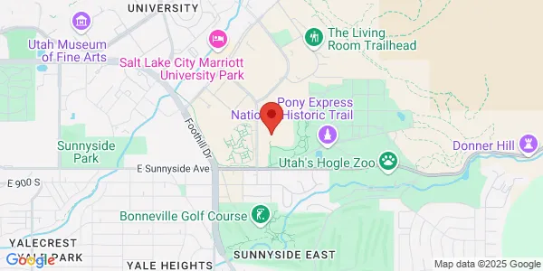 Map of 729 Arapeen Dr University Of Utah Health Salt Lake City, UT 84108