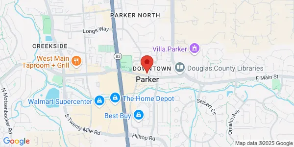 Map of 19751 Mainstreet Ste R10 Parker, CO 80134