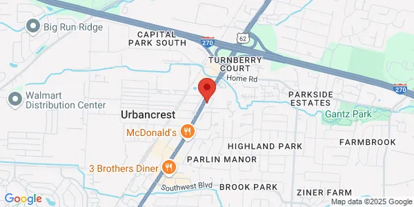 Map of 3206 Broadway Grove City, OH 43123
