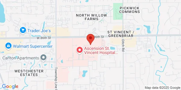 Map of 8501 Harcourt Rd Indianapolis, IN 46260