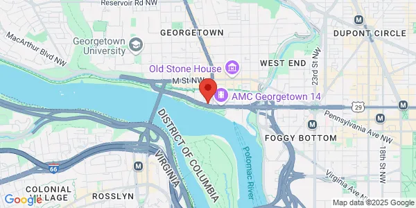 Map of 1010 Wisconsin Ave NW Ste 660 Washington, DC 20007