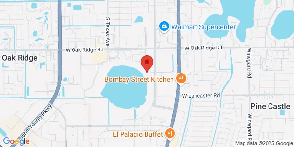 Map of 6100 Lake Ellenor Dr Orlando, FL 32809