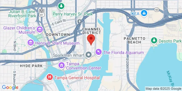 Map of 101 S 12th St Ste 103B Tampa, FL 33602