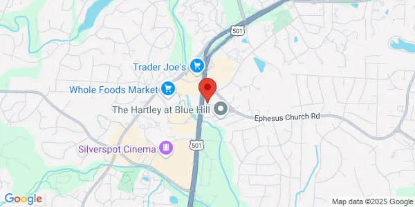 Map of 1289 N Fordham Blvd Ste C1 Chapel Hill, NC 27514