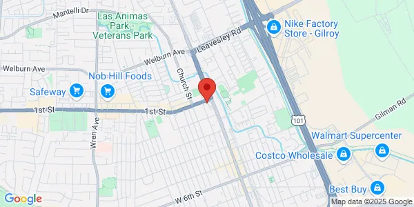 Map of 66 1st St Ste A Gilroy, CA 95020