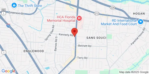Map of 4004 University Blvd S Jacksonville, FL 32216
