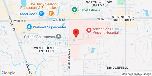 Map of 8326 Naab Rd Indianapolis, IN 46260