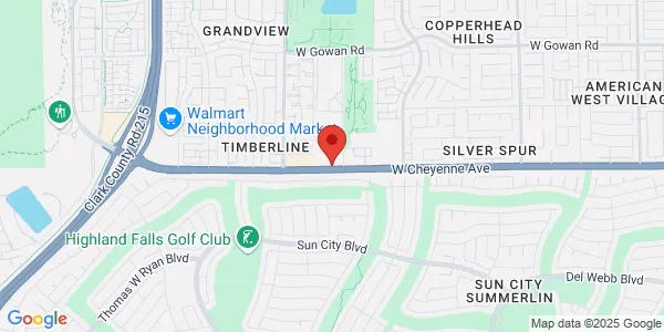 Map of 9920 W Cheyenne Ave 110 Ste 110 Las Vegas, NV 89129