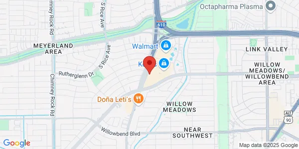 Map of 10101 S Post Oak Rd Houston, TX 77096