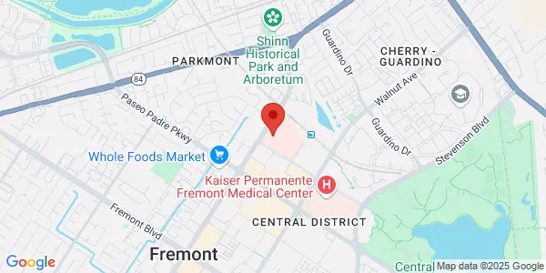 Map of 2000 Mowry Ave 2nd floot Washington Hospital Healthcare System Fremont, CA 94538