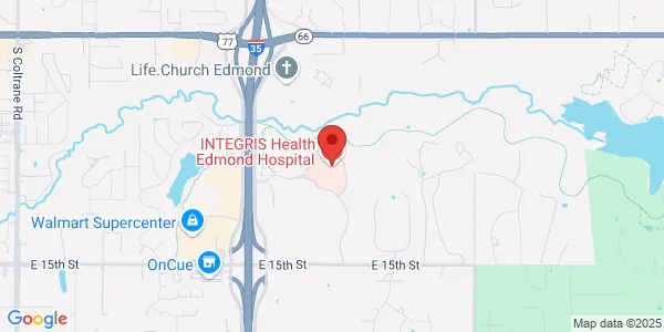 Map of 4801 Integris Pkwy Edmond, OK 73034