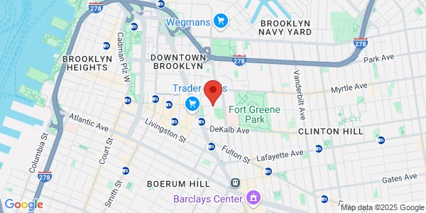 Map of 196 Willoughby St Brooklyn, NY 11201