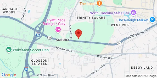 Map of 6310 Chapel Hill Rd Ste 230 Raleigh, NC 27607