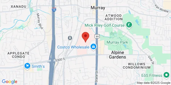 Map of 5169 South Cottonwood St Murray, UT 84107