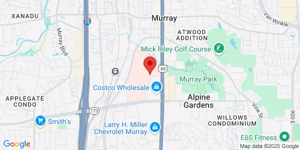 Map of 5121 South Cottonwood St Murray, UT 84107