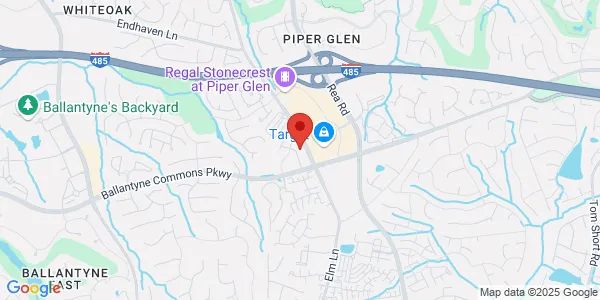 Map of 11220 Elm Ln Ste 200 Charlotte, NC 28277