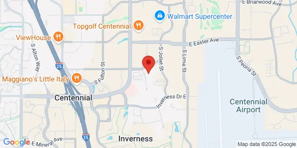 Map of 10700 E Geddes Ave Suit 200 Englewood, CO 80112