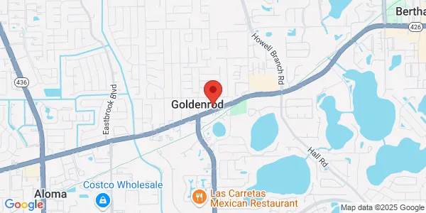 Map of 7457 Aloma Ave Winter Park, FL 32792