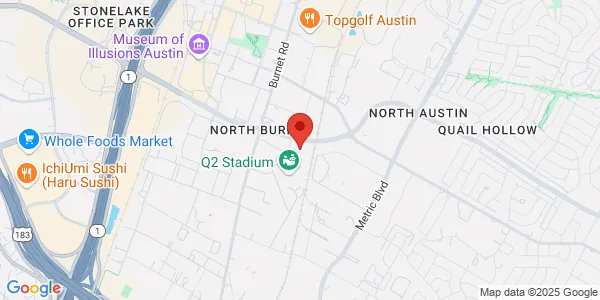 Map of 2511 West Braker Ln Austin, TX 78758