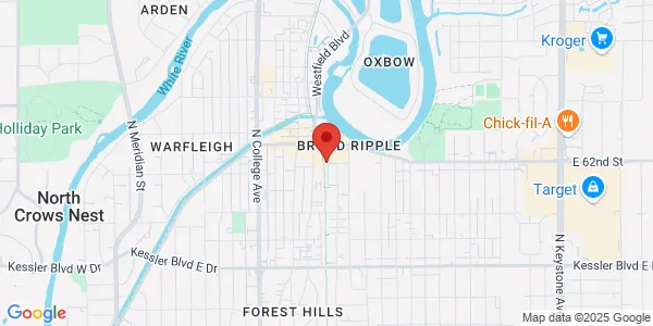 Map of 1036 E 62nd St Indianapolis, IN 46220