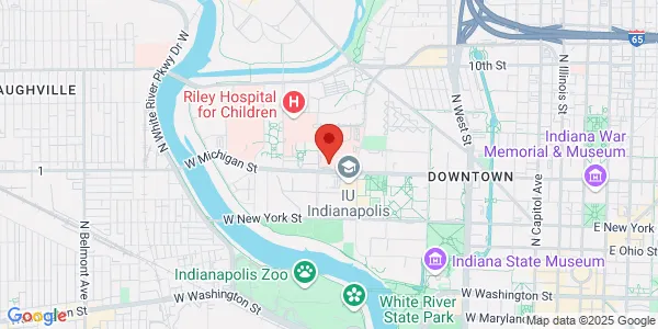 Map of 535 Barnhill Dr Indianapolis, IN 46202