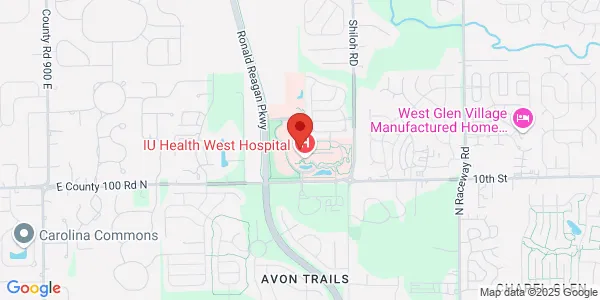 Map of 1115 Ronald Reagan Pkwy Ste 318 Avon, IN 46123