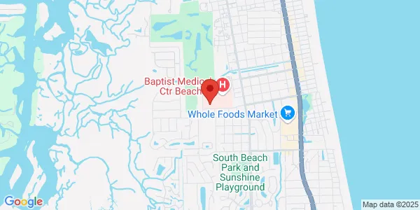 Map of 1577 Roberts Dr Ste 225 Jacksonville Beach, FL 32250