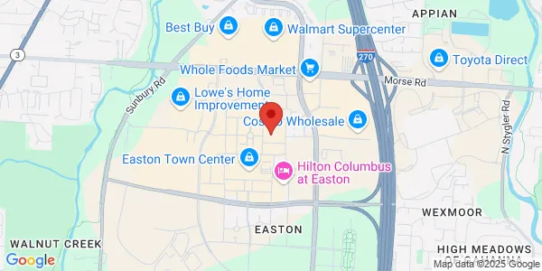 Map of 4141 Easton Lp E Columbus, OH 43219
