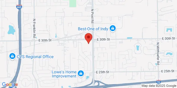 Map of 8931 E 30th St Indianapolis, IN 46219