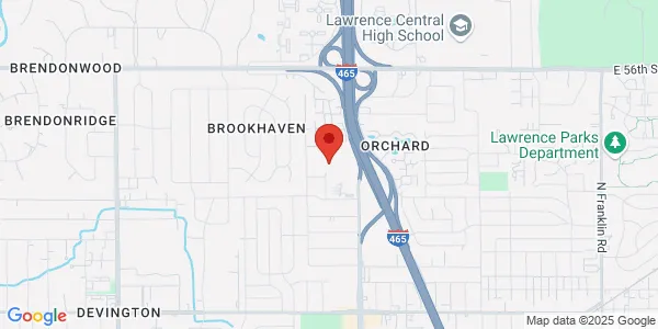 Map of 5259 David St Indianapolis, IN 46226