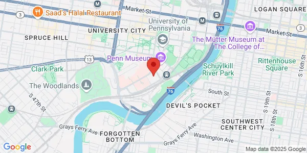 Map of 3400 Civic Center Blvd Fl G Perelman Center for Advanced Medicine Atrium Philadelphia, PA 19104