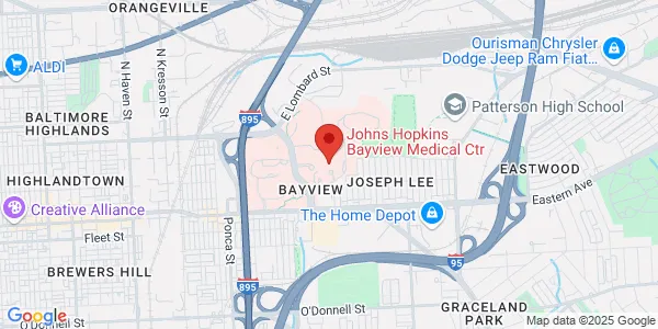 Map of 4940 Eastern Ave Baltimore, MD 21224