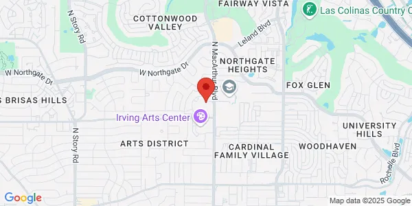Map of 3501 N MacArthur Blvd Ste 310 Irving, TX 75062