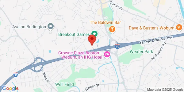 Map of 300 Trade Ctr Ste 4400 Woburn, MA 01801