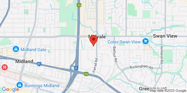 Map of 4 Muros Pl Midvale Western Australia 6056 Australia