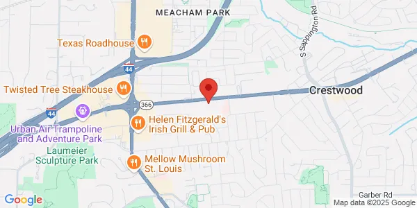 Map of 10024 Watson Rd Mercy Clinic Internal Medicine - Crestwood Saint Louis, MO 63126