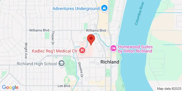 Map of 1100 Goethals Dr Fl 3 Richland, WA 99352