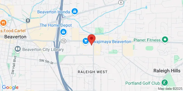 Map of 4855 SW Western Ave Beaverton, OR 97005