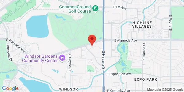 Map of 10400 E Alameda Ave Denver, CO 80247