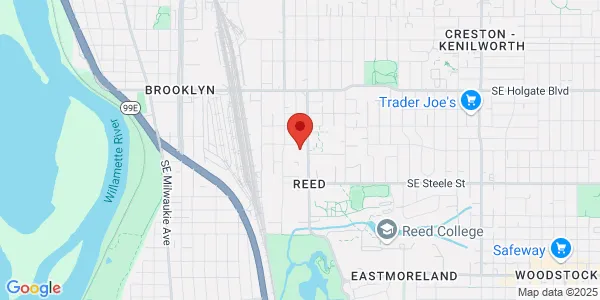 Map of 5025 SE 28th Ave Portland, OR 97202