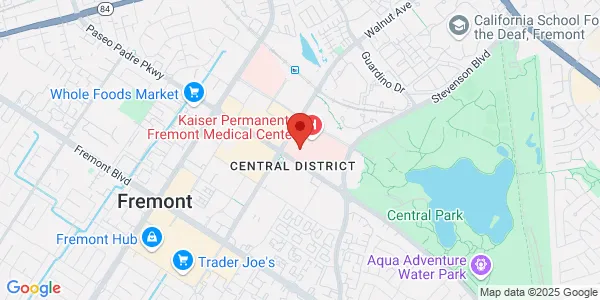 Map of 39400 Paseo Padre Pkwy Fremont, CA 94538