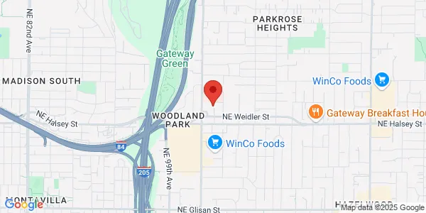 Map of 1700 NE 102nd Ave Portland, OR 97220