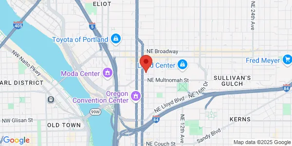 Map of 1314 NE Grand Ave Portland, OR 97232