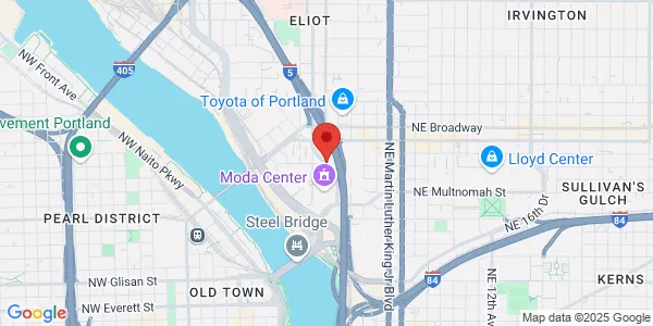 Map of 3550 N Interstate Ave Portland, OR 97227