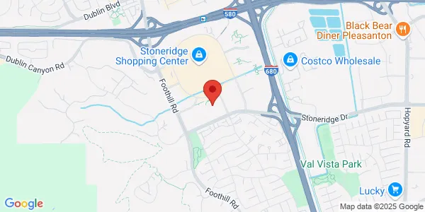Map of 7601 Stoneridge Dr Pleasanton, CA 94588
