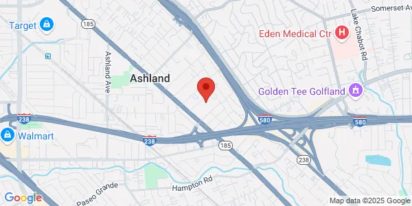 Map of 1440 168th Ave San Leandro, CA 94578