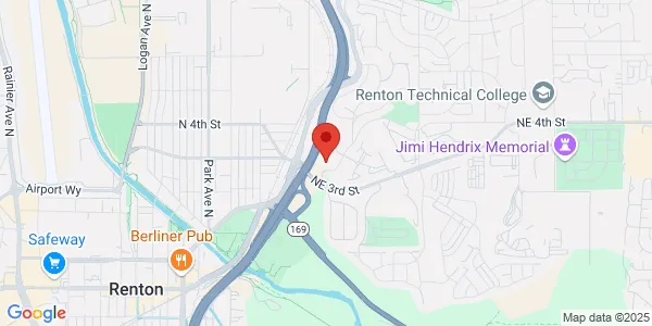 Map of 275 Bronson Way NE Renton, WA 98056