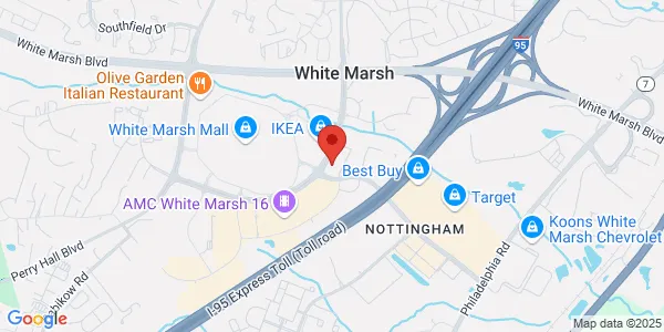 Map of 4920 Campbell Blvd Nottingham, MD 21236