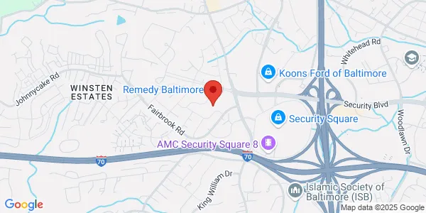 Map of 7141 Security Blvd Baltimore, MD 21244