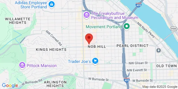 Map of 1015 NW 22nd Ave Ste LL50 Portland, OR 97210